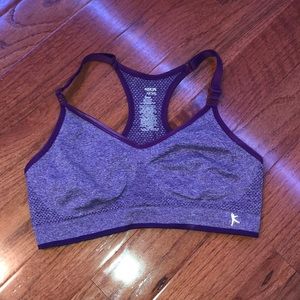 Purple sports/ workout bra